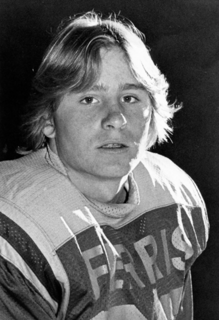 Jim Alger in Ferris State uniform