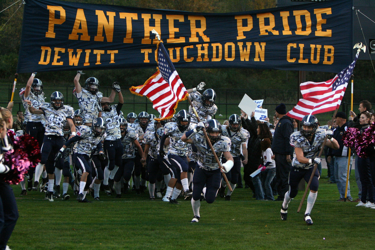 2011, Armed Services recognition night vs Owosso.